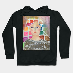 Art journal girl 1 Hoodie